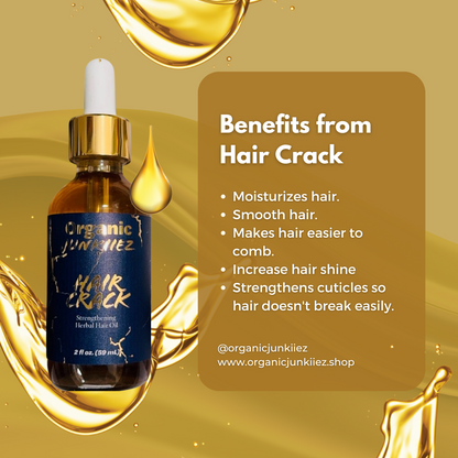 ORGANIC JUNKIIEZ HAIR CRACK  ORGANIC JUNKIIEZ   